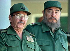 Fidel and Raúl Castro